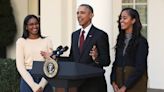 Barack Obama says Michelle warned their daughters not to go into politics: ‘It’ll never happen’