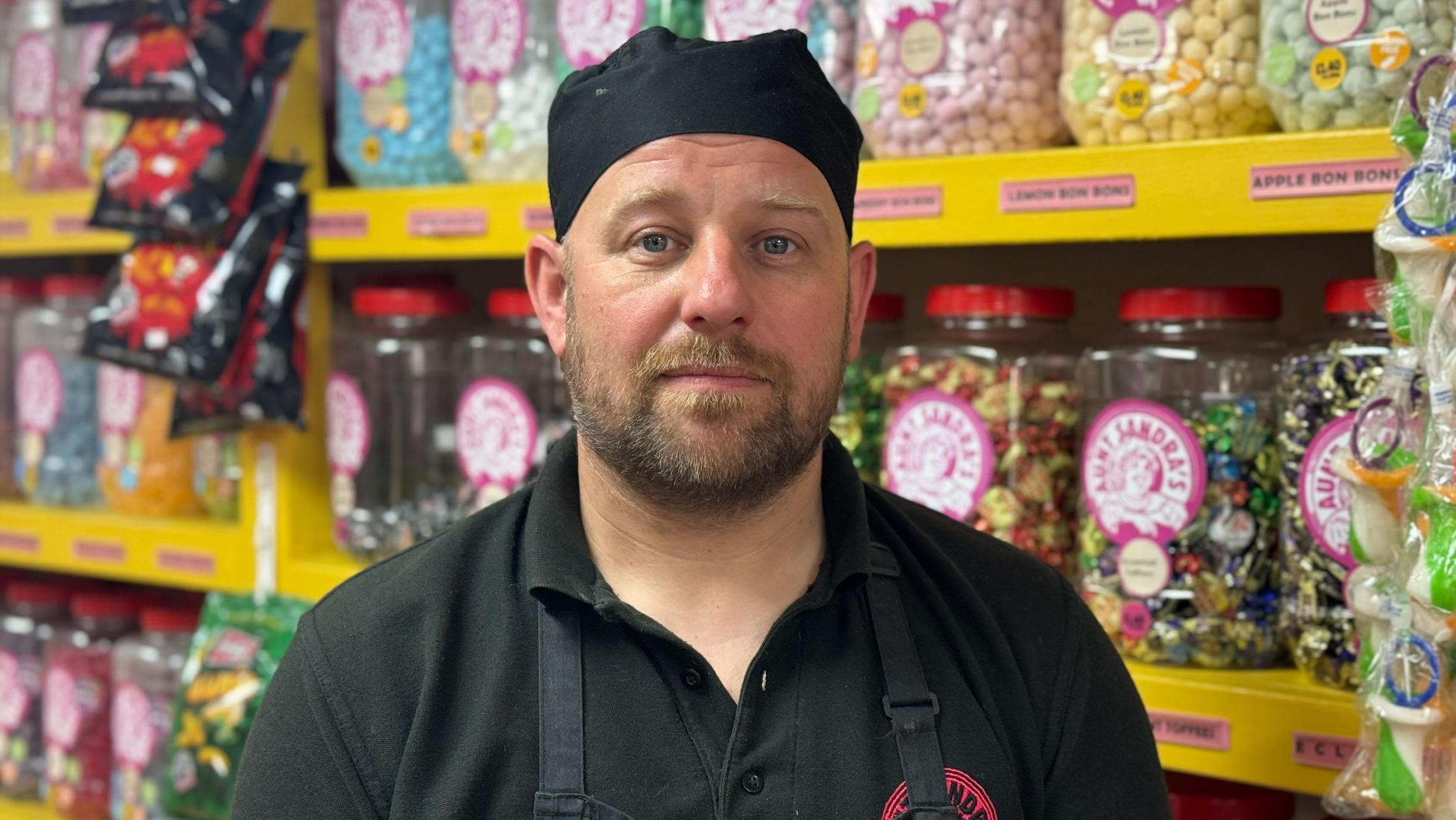'I drive a lorry to keep my sweet shop going'