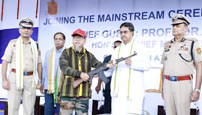 Tripura CM declares state insurgency-free following surrender of militants