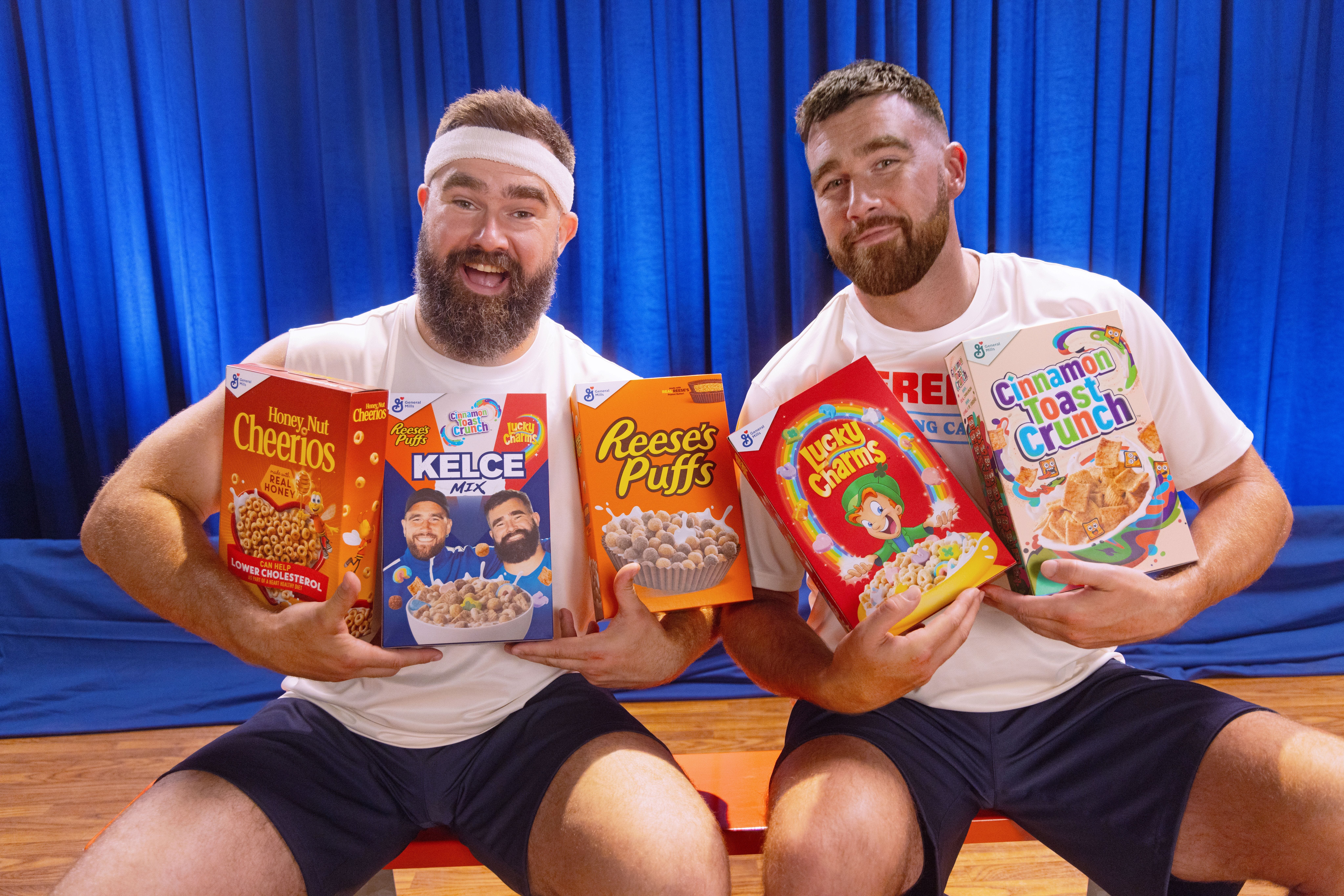 Kelce brothers drop new cereal, a mix of your 3 childhood favorites
