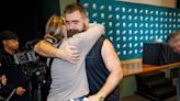 Jason Kelce bought Kylie a sword as a late anniversary gift — and she ‘loves it’