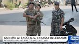 Gunman captured after shootout outside US Embassy in Lebanon