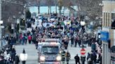 Thousands gathered for a bagpipe parade in Amherstburg, Ont., for CBC show Still Standing