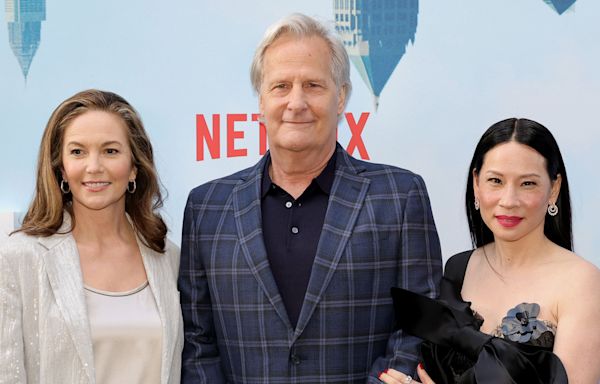 Diane Lane, Jeff Daniels, & Lucy Liu Premiere New Netflix Series ‘A Man In Full’ in Hollywood