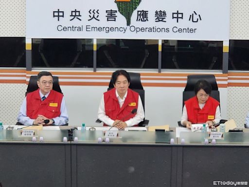 賴清德明早奔高雄、卓榮泰衝雲嘉南、鄭麗君赴宜蘭 兵分三路勘災