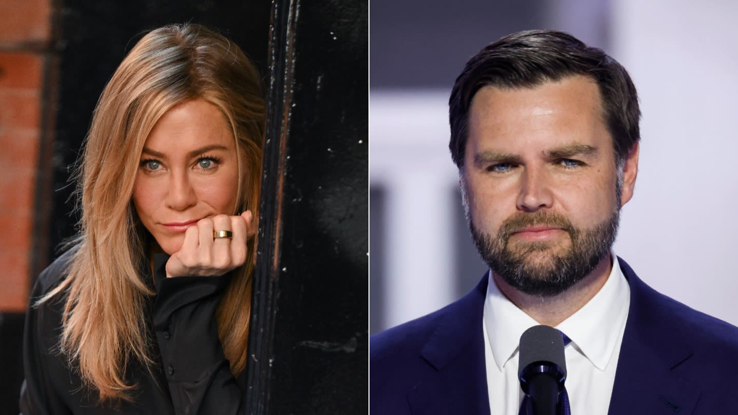 Jennifer Aniston Slams J.D. Vance’s Weird “Childless Cat Ladies” Comment