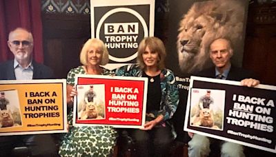 Celebrities back local MP's campaign to ban trophy hunting