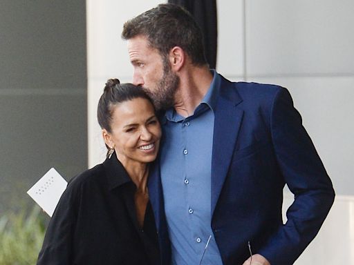 Ben Affleck Shares a Sweet Embrace with Matt Damon's Wife Luciana in Los Angeles