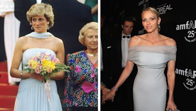 Princess Diana’s Iconic 1987 Cannes Dress Got an Updated Twist by Princess Charlene Years Later: The Royals Who Ruled Cannes Film...