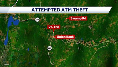 Suspect steals highway equipment, then uses it to steal ATM