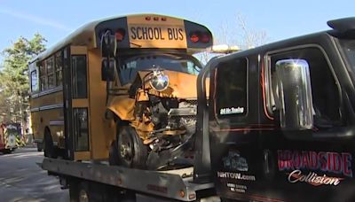 Nashua school bus involved in multi-car crash, 1 student sent to hospital - Boston News, Weather, Sports | WHDH 7News