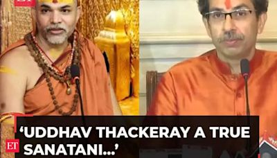 Uddhav Thackeray a true sanatani: Jyotirmath Shankaracharya Avimukteshwaranand