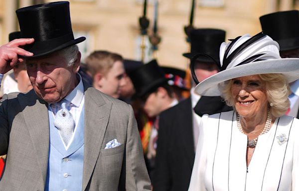 Unified King Charles & Queen Camilla Stand Side By Side in Striking Photo from Royal Garden Party