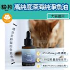 寵到底-【貓樂園ParkCat】 85%高純度 rTG深海純淨魚油 (犬貓通用)30ml,寵物魚油,阿拉斯加深海魚油