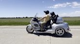 Woman takes her first motorcycle ride to her 101st birthday party