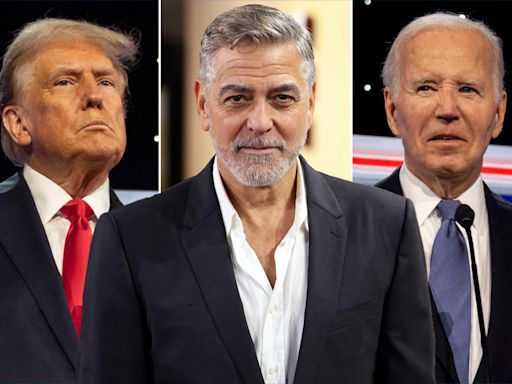 Trump tells ‘fake movie actor’ George Clooney to ‘get out of politics’ after he urged Biden to step aside