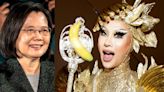 ‘RuPaul’s Drag Race’ winner Nymphia Wind performs for Taiwan’s outgoing president