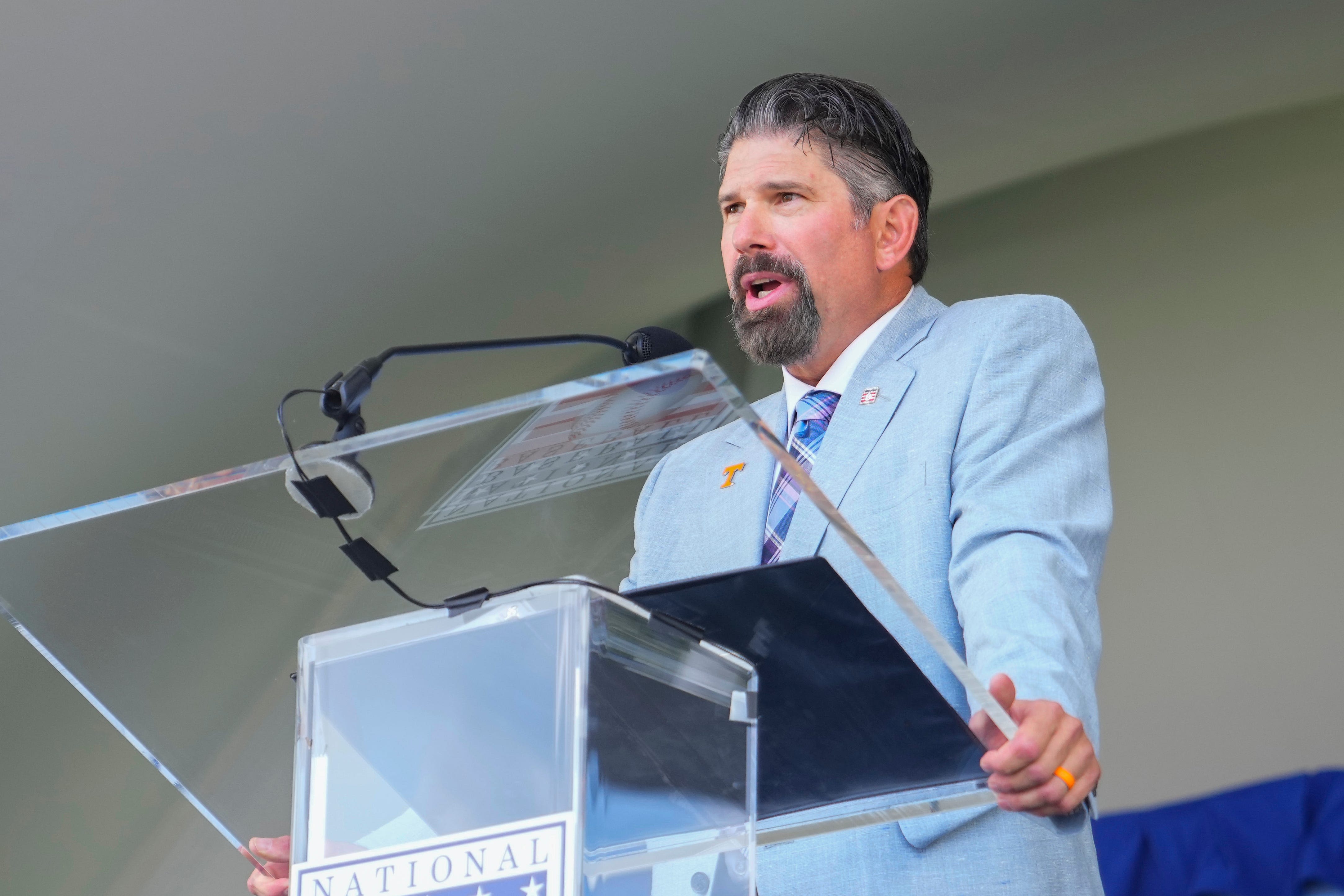 Todd Helton shines as Tennessee baseball's first hall of famer: 'I'm a lucky man'