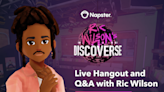 Ric Wilson sold exclusive merch in his Napster 'Discoverse'