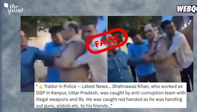 Fact-Check: UP Cop Caught For Supplying Illegal Weapons? No, Claim is False!