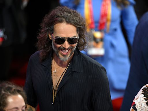 Russell Brand mocked for "melatonin" post on Kamala Harris