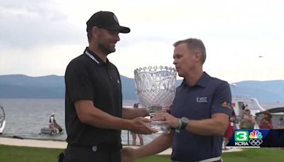 Former tennis player Mardy Fish wins the American Century Championship celebrity golf tournament