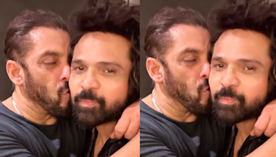 Salman Khan Kisses Himesh Reshammiya In Unseen Video From Iulia Vantur's Birthday Bash. WATCH