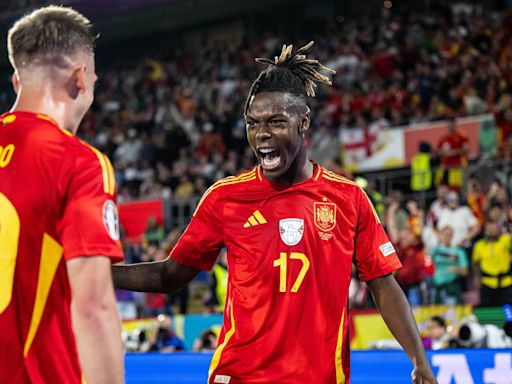 Spain 4-1 Georgia - Dani Olmo, Nico Williams, Fabian Ruiz & Rodri all score as La Roja set up Germany quarter-final - Eurosport