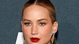 Jennifer Lawrence Proves Why the Classic Red Lips-And-Liner Combo Is a Forever Win