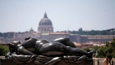 Obras de Fernando Botero serán expuestas en Roma por primera vez