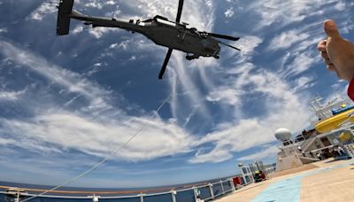 Air Force airlifts sick boy, mom from Carnival Cruise ship