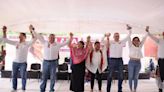 Candidatos Morena, PT y PVEM sellan pacto en Cuajimalpa