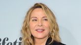 Kim Cattrall Suits Up in Plunging Tuxedo & Bow Mules at Variety Power of Women 2022 NY