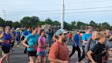 Hundreds of walkers, runners flood the streets of Midland