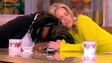 Whoopi Goldberg gives up and collapses on table during “The View”'s Sophie Turner, Joe Jonas conversation