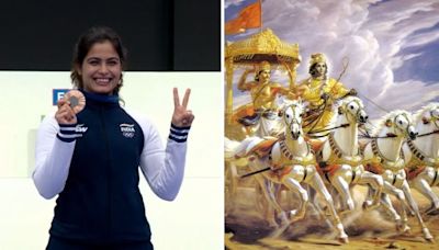 'In Gita, Krishna Says...': Manu Bhaker Credits Bhagavad Gita for Bronze Medal Win at Olympics