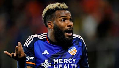 FC Cincinnati forward Aaron Boupendza suffers broken jaw in bar altercation - with alleged assailant being professional boxer Quashawn Toler