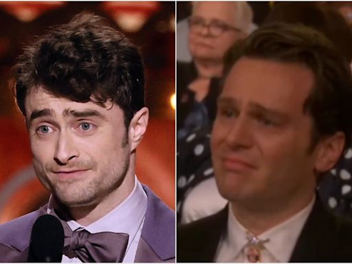 Daniel Radcliffe moves Jonathan Groff to tears with Tony Awards speech