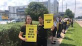 Houston flight attendants hit the streets to demand a long-awaited contract | Houston Public Media
