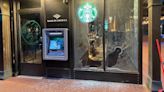 Protesters damage Pioneer Courthouse Square Starbucks, other property, police say