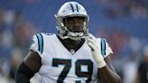 WATCH: Panthers LT Ikem Ekwonu flattens Patriots defender in 1st start