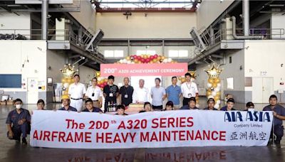 亞航公司達成Airbus A320系列200架次維修里程碑 - 財經
