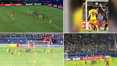 El golazo de Edinson Cavani en el triunfo de Boca Juniors ante Sportivo Trinidense visto desde todos los ángulos