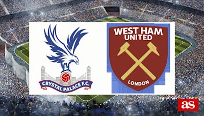 Crystal Palace 5-2 West Ham: resultado, resumen y goles