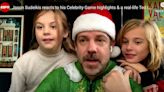 ‘Hey, stop! Oh my gosh.’ Jason Sudeikis’ kids take over his Christmas Day interview