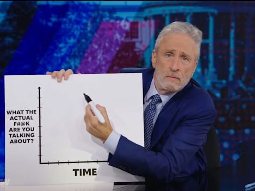 Jon Stewart Perfectly Skewers Trump’s Nonsensical Ramblings