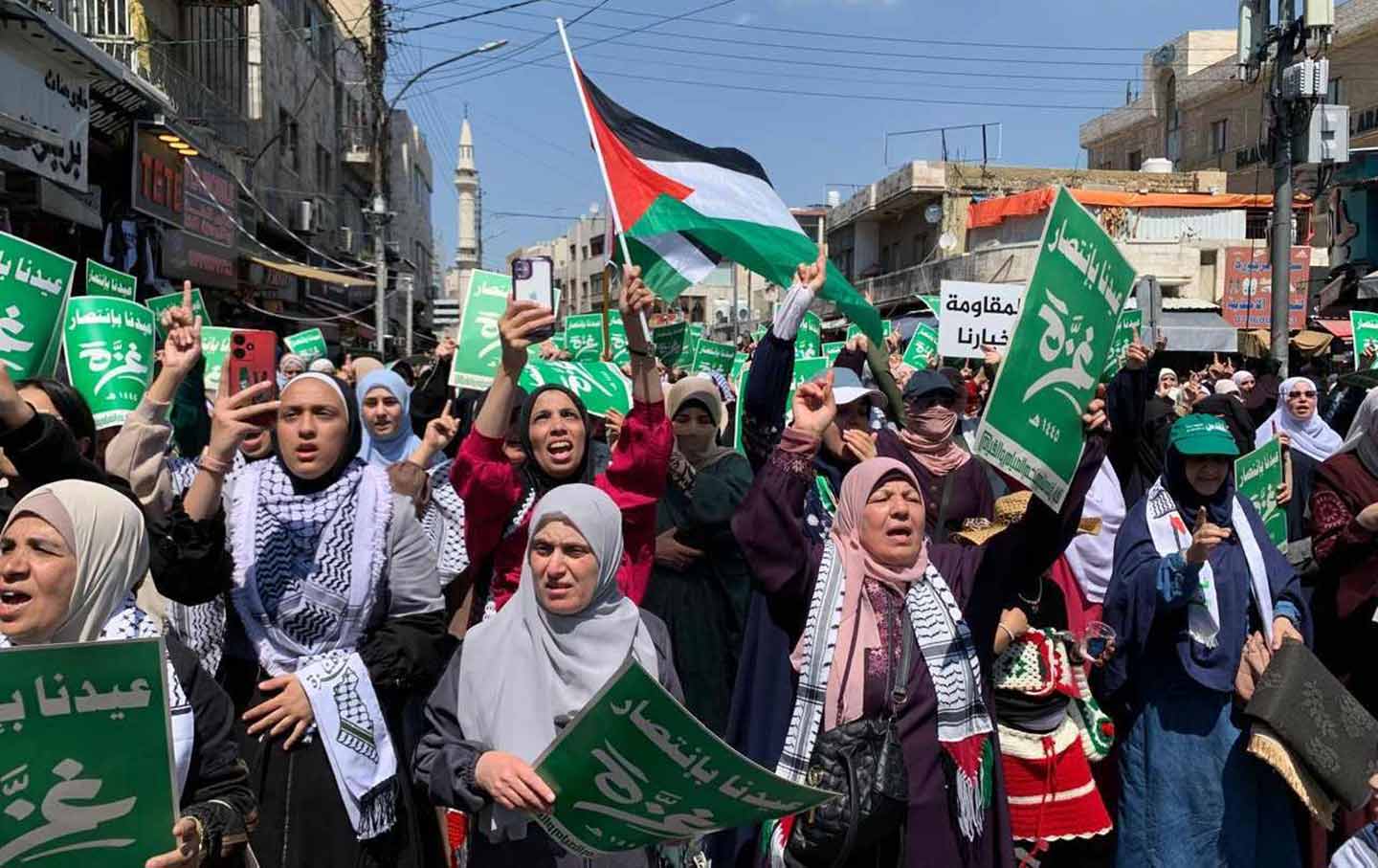 Students at Universities Across Jordan Are Protesting for Gaza