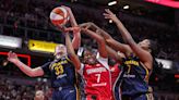 Atkins scores 26 for the Mystics, who overcome Caitlin Clark's 29 points to beat the Fever 89-84