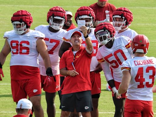 BLOG: Chiefs put on the pads for first time at 2024 training camp