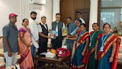 Delegation meets Kiren Rijiju with demand for installing Belavadi Mallamma’s statue in Delhi